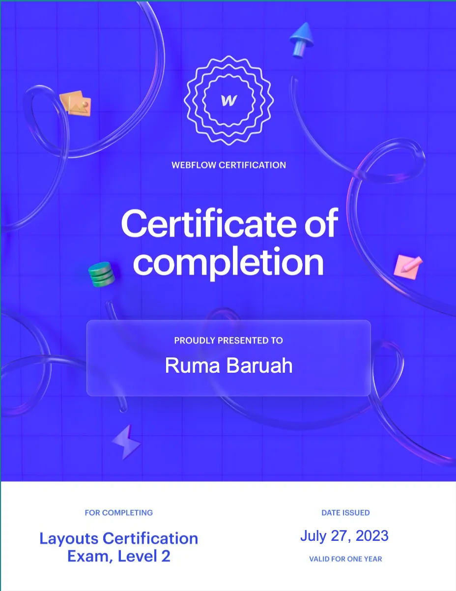 Layout Level 2 Certificate